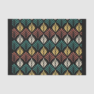 Geometric Leaf Pattern, Geometric Leaves Pattern Tissuepapier