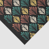 Geometric Leaf Pattern, Geometric Leaves Pattern Tissuepapier (Detail)