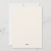 Geometric Light peach Thank You Card Feestdagenkaart (Achterkant)