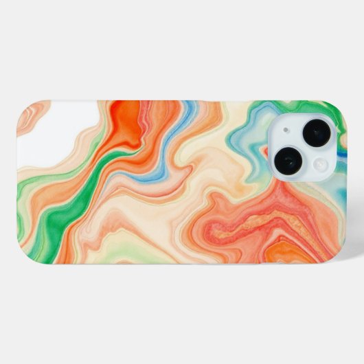 Geometric Line Art Phone Case for iPhone (Achterkant (horizontaal))