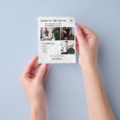 Geometric Line Art Salon Flyer (Hand)