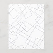 Geometric Line Art Salon Flyer (Achterkant)