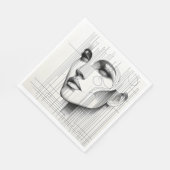 Geometric Line Portrait Servet (Hoek)