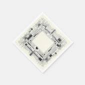 Geometric Linework Frame Servet (Hoek)