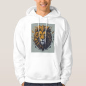 Geometric Lion Roar" T-shirt (Voorkant)