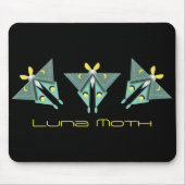 Geometric Luna Moth Muismat (Voorkant)