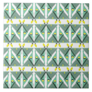 Geometric Luna Moth Tegeltje