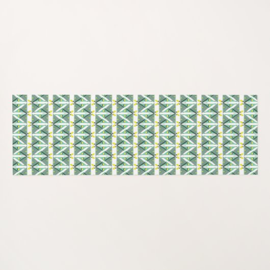 Geometric Luna Moth Yogamat (Achterkant (horizontaal))