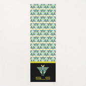 Geometric Luna Moth Yogamat (Voorkant)