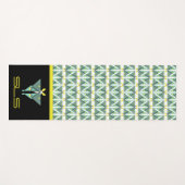 Geometric Luna Moth Yogamat (Voorkant (horizontaal))