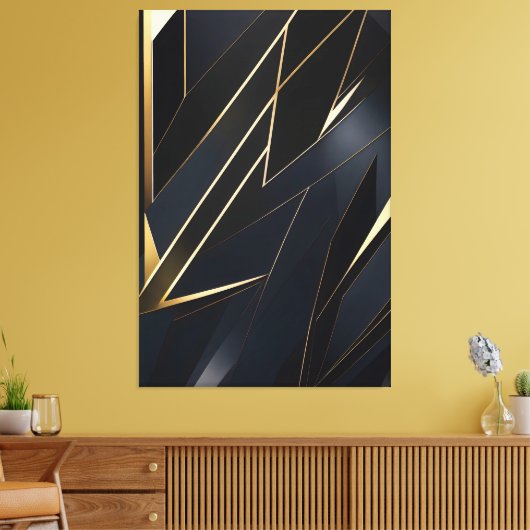 Geometric Luxury Canvas Afdruk (Insitu (Woonkamer))