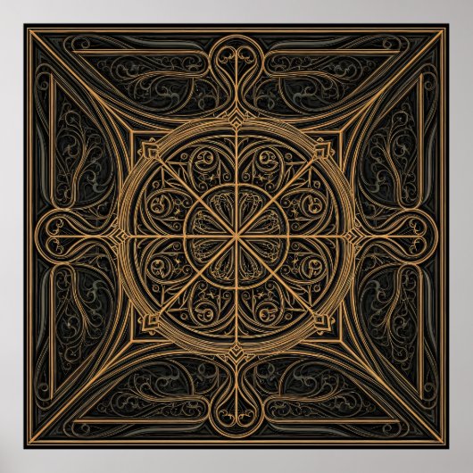 Geometric Luxury Poster (Voorkant)