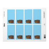 Geometric Magi - Three Wise Men Christmas Star Art Etiket (Full Sheet)