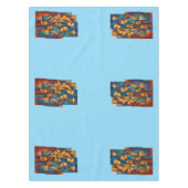 Geometric Magi - Three Wise Men Christmas Star Art Tafelkleed (Voorkant)