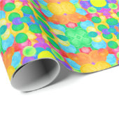 Geometric Magical abstract color art Cadeaupapier (Rol Hoek)