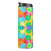 Geometric Magical abstract color art Thermosbeker (Geroteerd rechts)