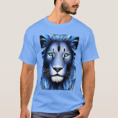 "Geometric Majesty: Lion Logo T-shirt" T-shirt (Voorkant)