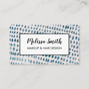 Geometric Makeup Artist Hair Salon Visitekaartje