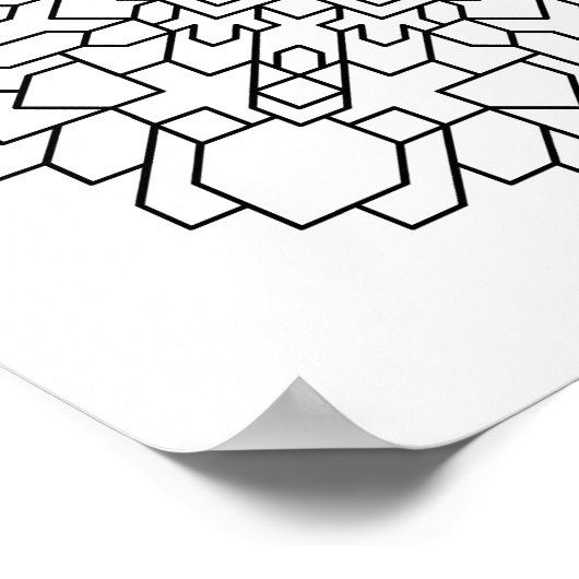 Geometric Mandala #12 Poster (Hoek)