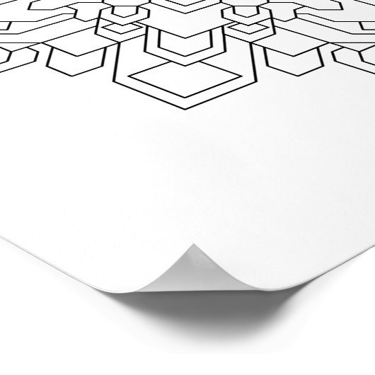 Geometric Mandala #2 Poster (Hoek)