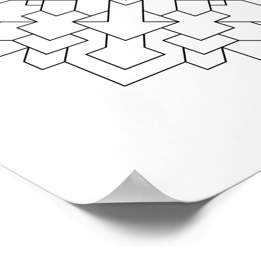 Geometric Mandala #3 Poster (Hoek)