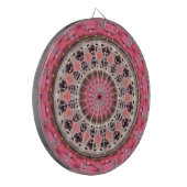 Geometric Mandala Design Dart Board Dartbord (Voorkant Links)