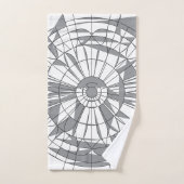 Geometric Mandala Pattern Bad Handdoek (Handdoek)