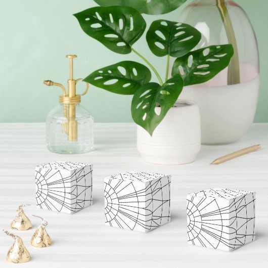 Geometric Mandala Pattern Bedankdoosjes (Meervoudige)