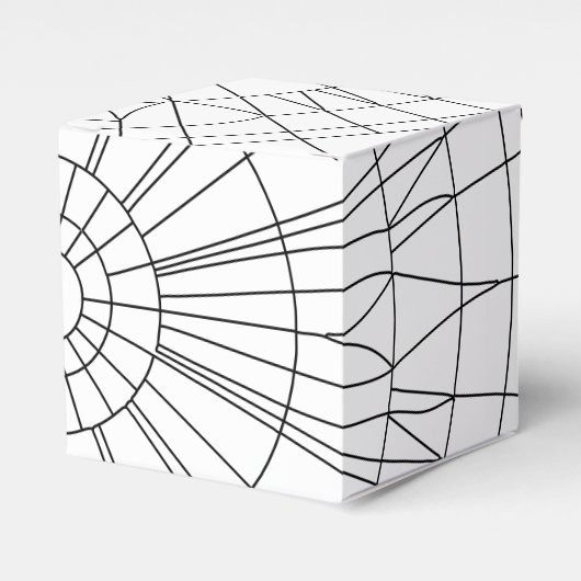 Geometric Mandala Pattern Bedankdoosjes (Voorkant Zijde)