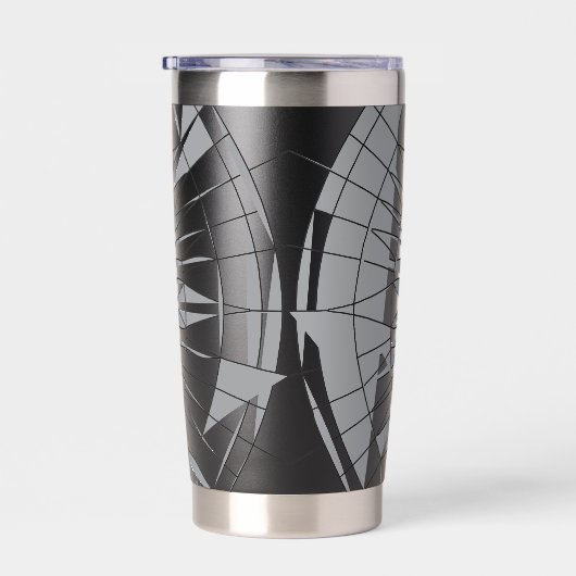 Geometric Mandala Pattern Geïsoleerde Drinkbeker (Rechts)