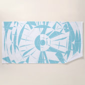 Geometric Mandala Pattern Strandlaken (Voorkant)