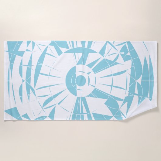 Geometric Mandala Pattern Strandlaken (Voorkant)