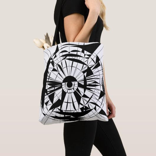 Geometric Mandala Pattern Tote Bag (Dichtbij)