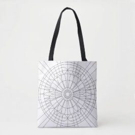 Geometric Mandala Pattern Tote Bag