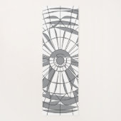 Geometric Mandala Pattern Yogamat (Achterkant)