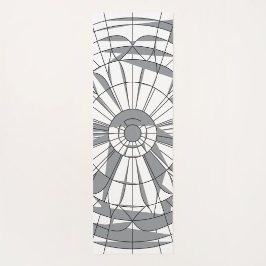 Geometric Mandala Pattern Yogamat (Achterkant)