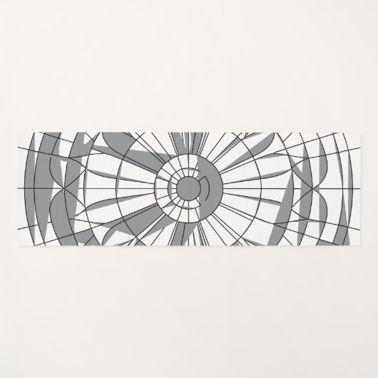 Geometric Mandala Pattern Yogamat (Voorkant (horizontaal))