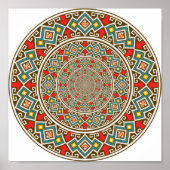 Geometric Mandala Poster (Voorkant)