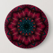 Geometric Mandala Ronde Button 4,0 Cm (Voorkant)