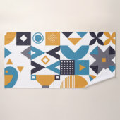 Geometric minimalistic pattern. Abstract designpat Badhanddoek (Badhanddoek)
