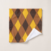 Geometric Modern Trendy Diamond Pattern Bad Handdoek (Wasdoekje)