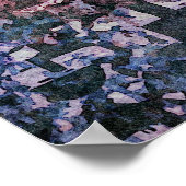 Geometric Mosaic Abstract  Poster (Hoek)