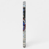 Geometric Mosaic Alpha Wolf Phone Case iPhone Hoesje (Linkerkant)