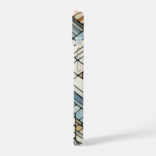 Geometric Mosaic iPhone 15 Case (Linkerkant)
