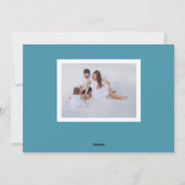 Geometric Multi Photo Merry Kerstry Feestdagenkaart (Achterkant)