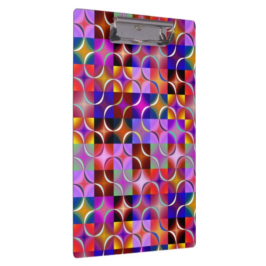 Geometric Multicolored Squares Klembord (Rechts)