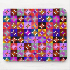 Geometric Multicolored Squares Muismat