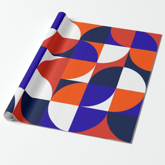 Geometric mural background. Modern & vibrant com Cadeaupapier (Uitgerold)