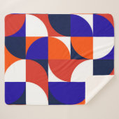 Geometric mural background. Modern & vibrant com Sherpa Deken (Voorkant (horizontaal))