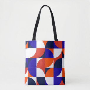 Geometric mural background. Modern & vibrant com Tote Bag